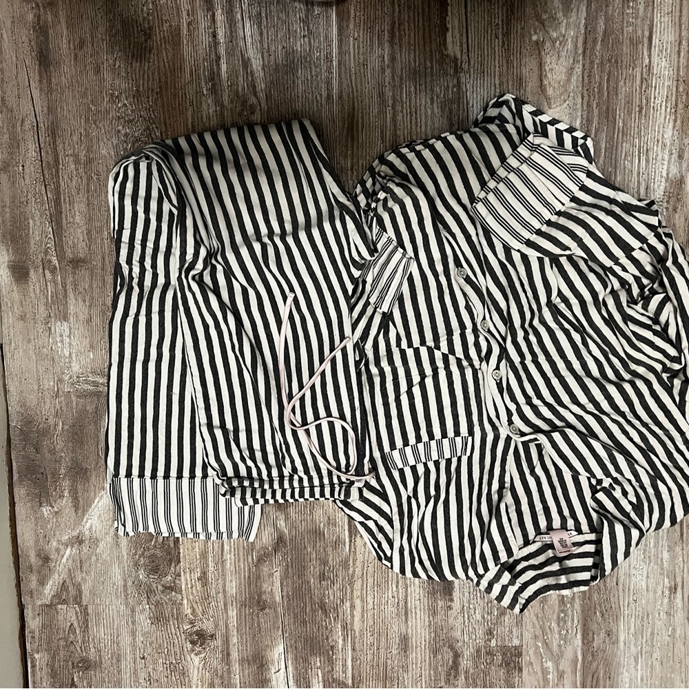 Victoria’s Secret Striped Pajama Set
